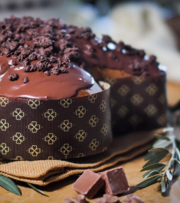 Colomba al cioccolato senza glutine e senza lattosioz