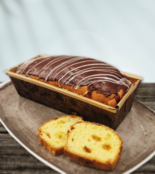 Zebrotto alle Albicocche e glassa al Cioccolato